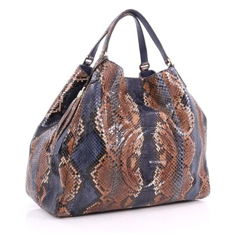 gucci soho large python shoulder bag|gucci crossbody bags for women.